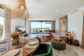 Villa Vida - Luxury Panorama Seaview Penthouse in Organic-Boho Design with Pool, Gym, Spa